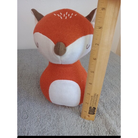 Pillowfort Fox Plush Forest Animal Shelf Sitting Doll Orange White 8.5 Inches - Picture 5 of 5